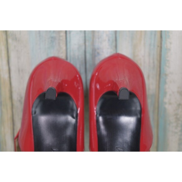LifeStride Suki Red Patent Pumps Size 10 D'Orsay Heels - Picture 6 of 10